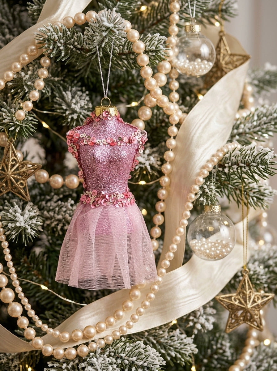 Pink Ballerina Yılbaşı Ağacı Süsü