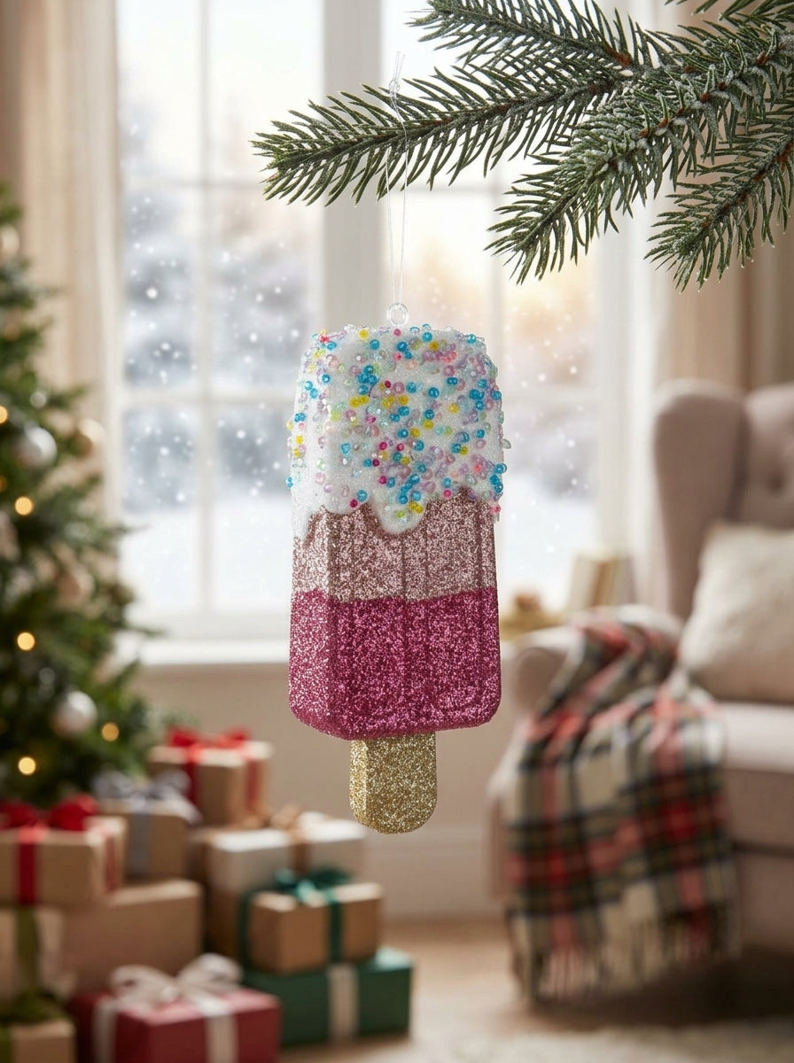Pink Candy Ice Cream Yılbaşı Ağacı Süsü