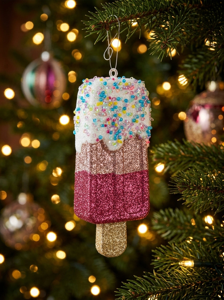 Pink Candy Ice Cream Yılbaşı Ağacı Süsü