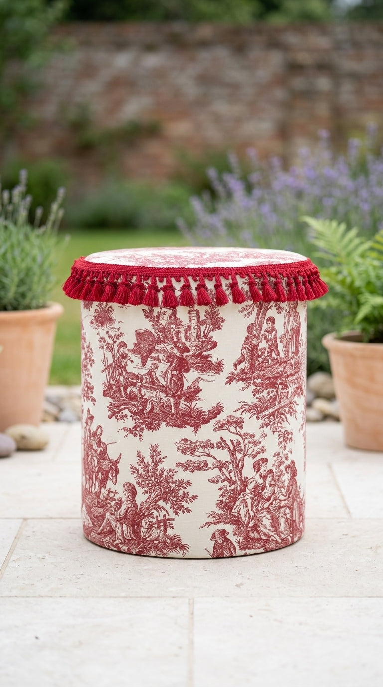 بوف Toile Burgundy