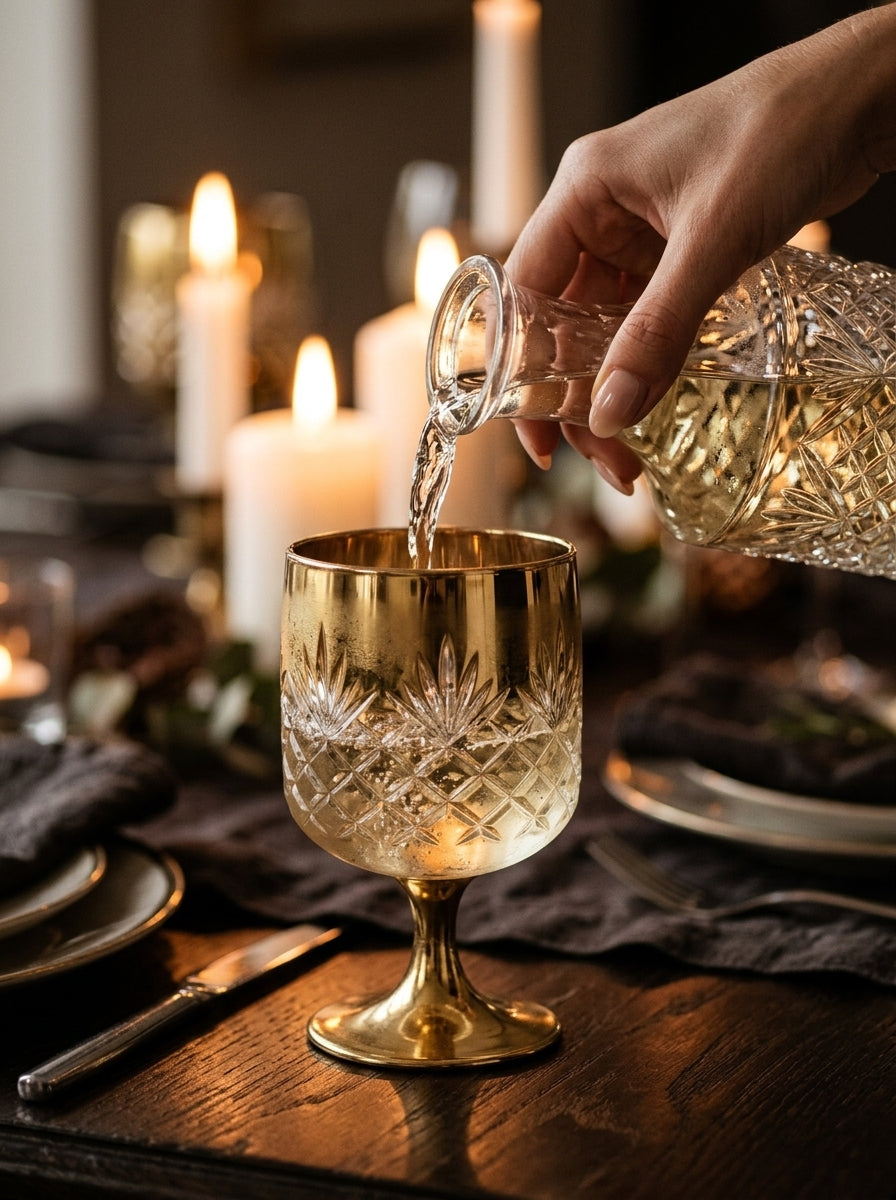 Eclat Arc Gold Kristal Kadeh 270 cc