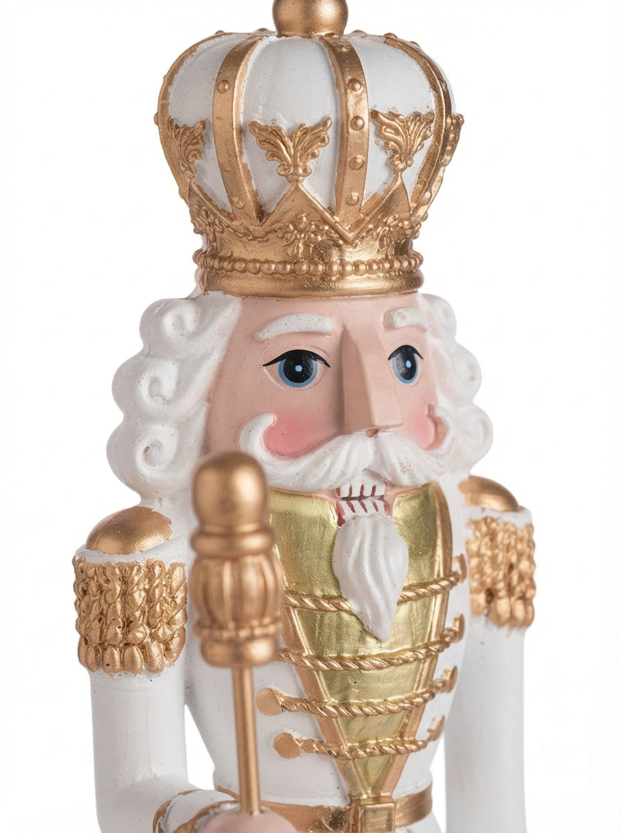 Royal King Beyaz Gold Fındıkkıran Dekoratif Figür