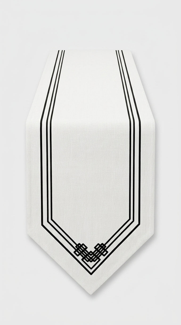 Geometric Patchwork Runner