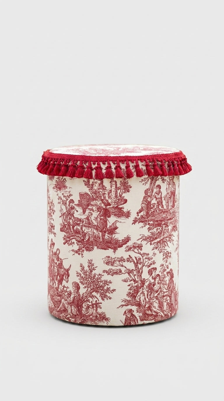 Toile Burgundy Puf