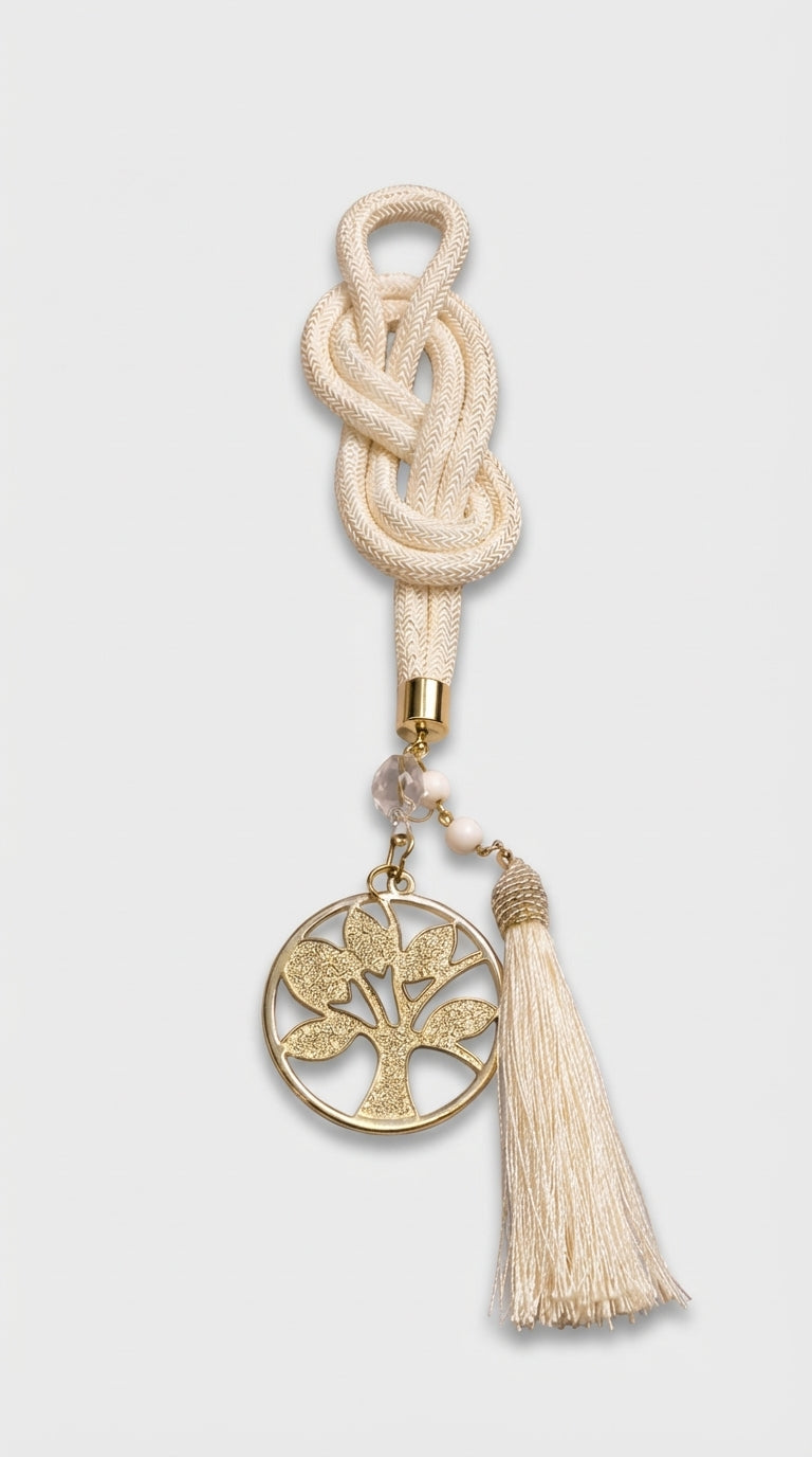 Sembollü Püsküllü Dekoratif Askı