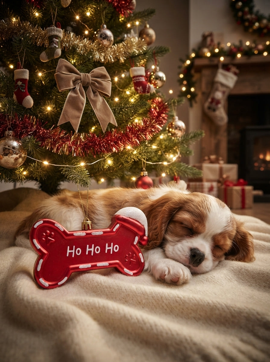 Ho Ho Ho Dog Bone Yılbaşı Ağacı Süsü