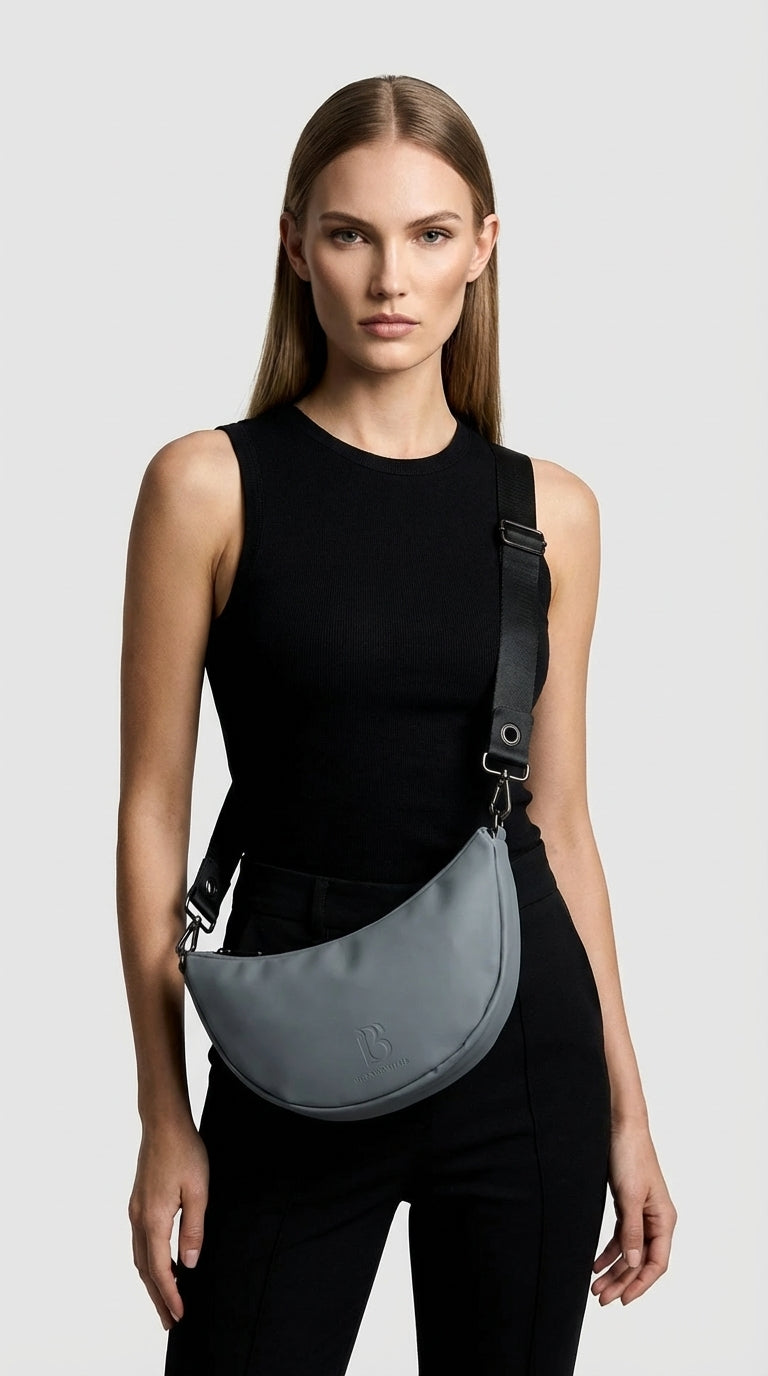 Ash Gray Drift Crossbody Bag