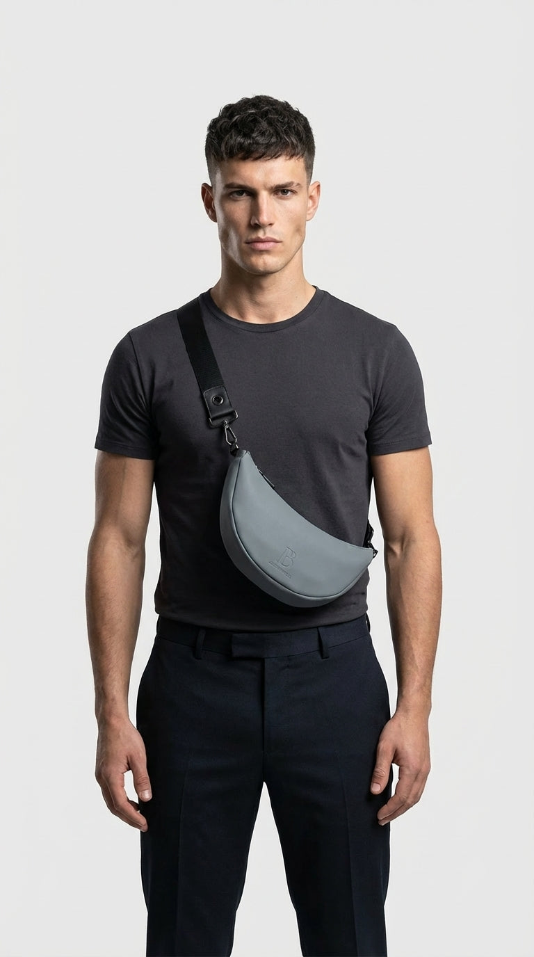 Ash Gray Drift Crossbody Bag