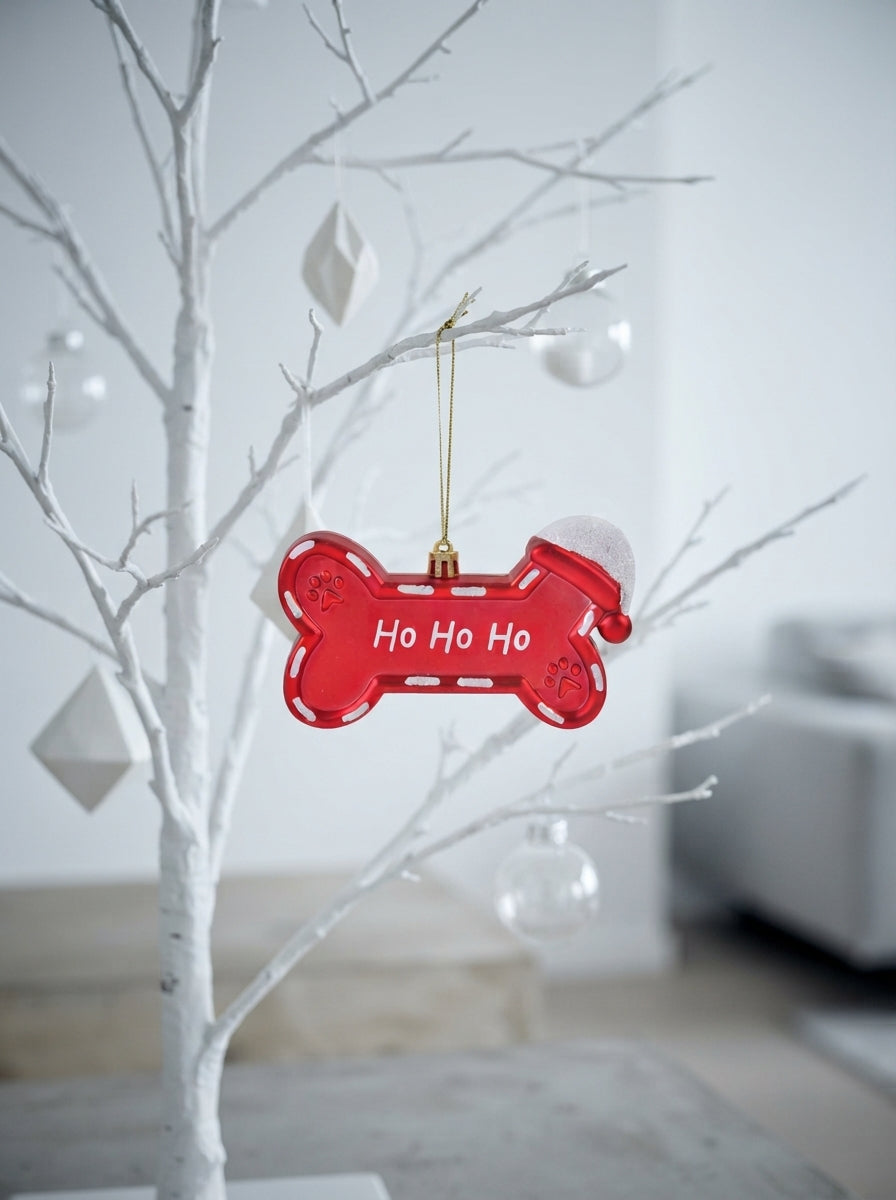 Ho Ho Ho Dog Bone Yılbaşı Ağacı Süsü