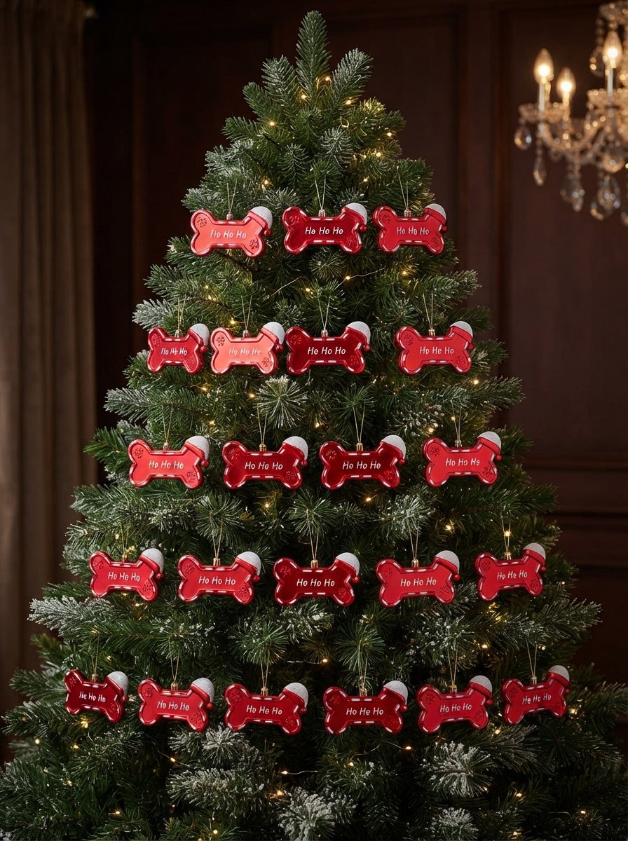 Ho Ho Ho Dog Bone Yılbaşı Ağacı Süsü