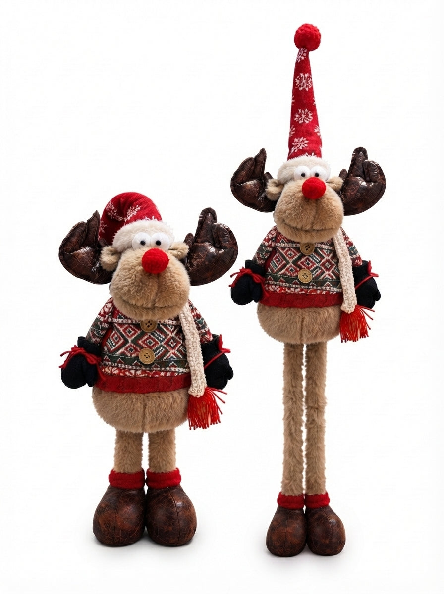Nordic Rudolph Ayarlanabilir Dekoratif Geyik – 90 CM