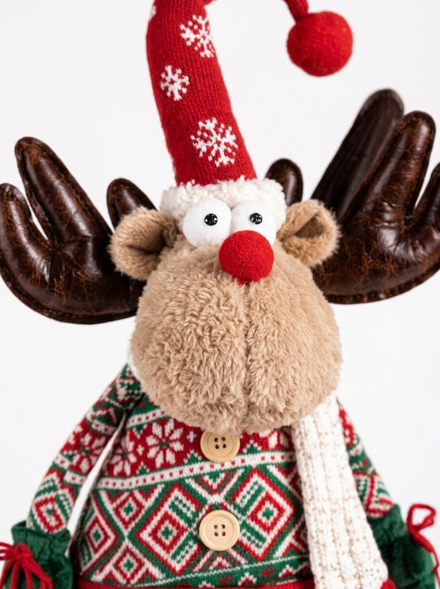 Rudolph Joy Teleskopik Bacaklı Dekoratif Yılbaşı Geyiği 120 CM