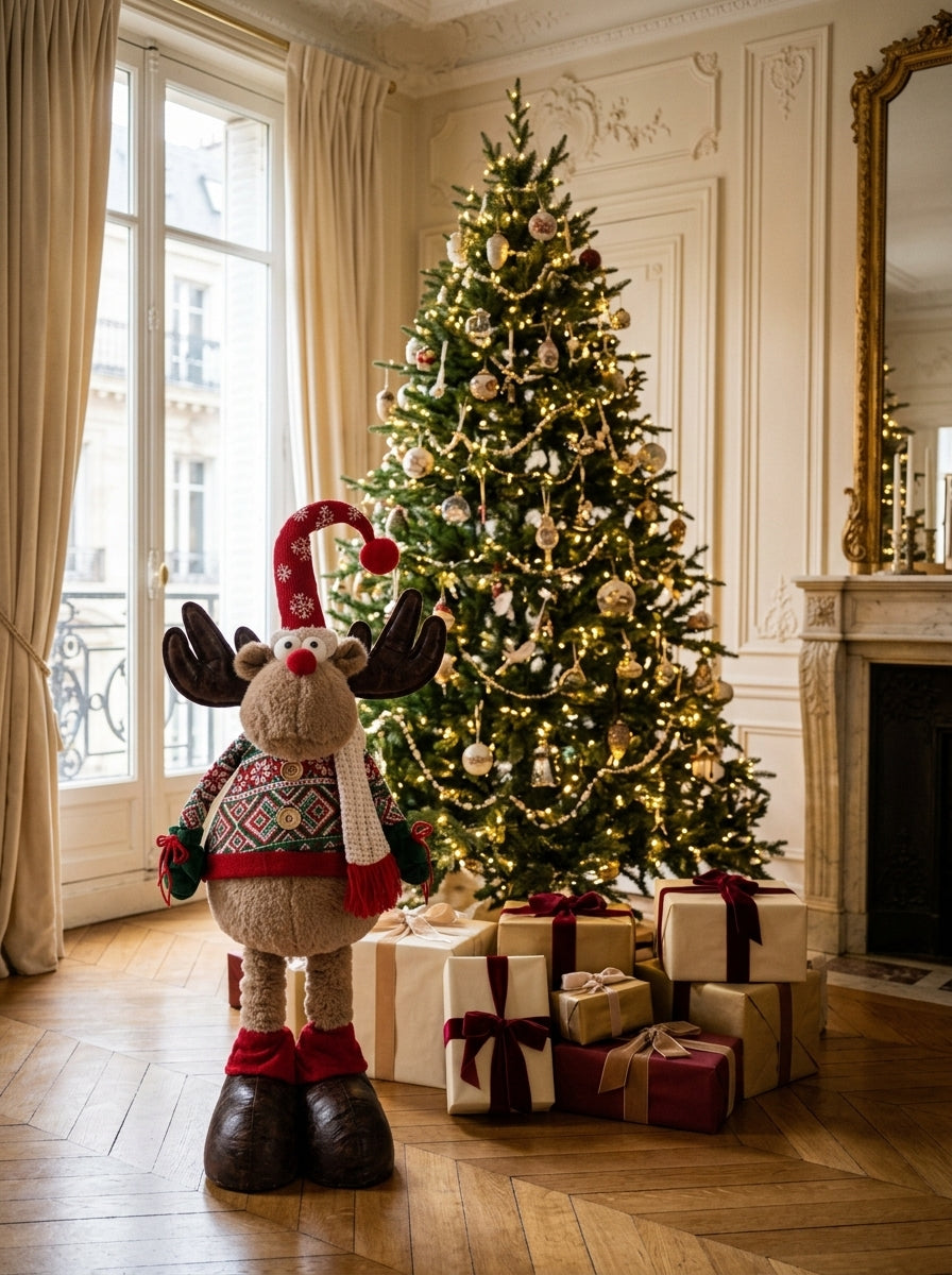Rudolph Joy Teleskopik Bacaklı Dekoratif Yılbaşı Geyiği 120 CM