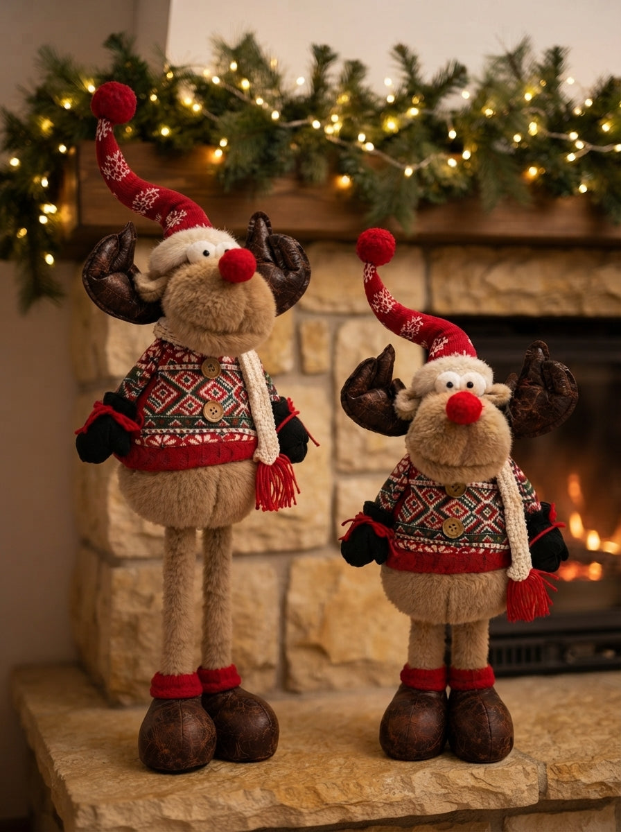 Nordic Rudolph Ayarlanabilir Dekoratif Geyik – 90 CM