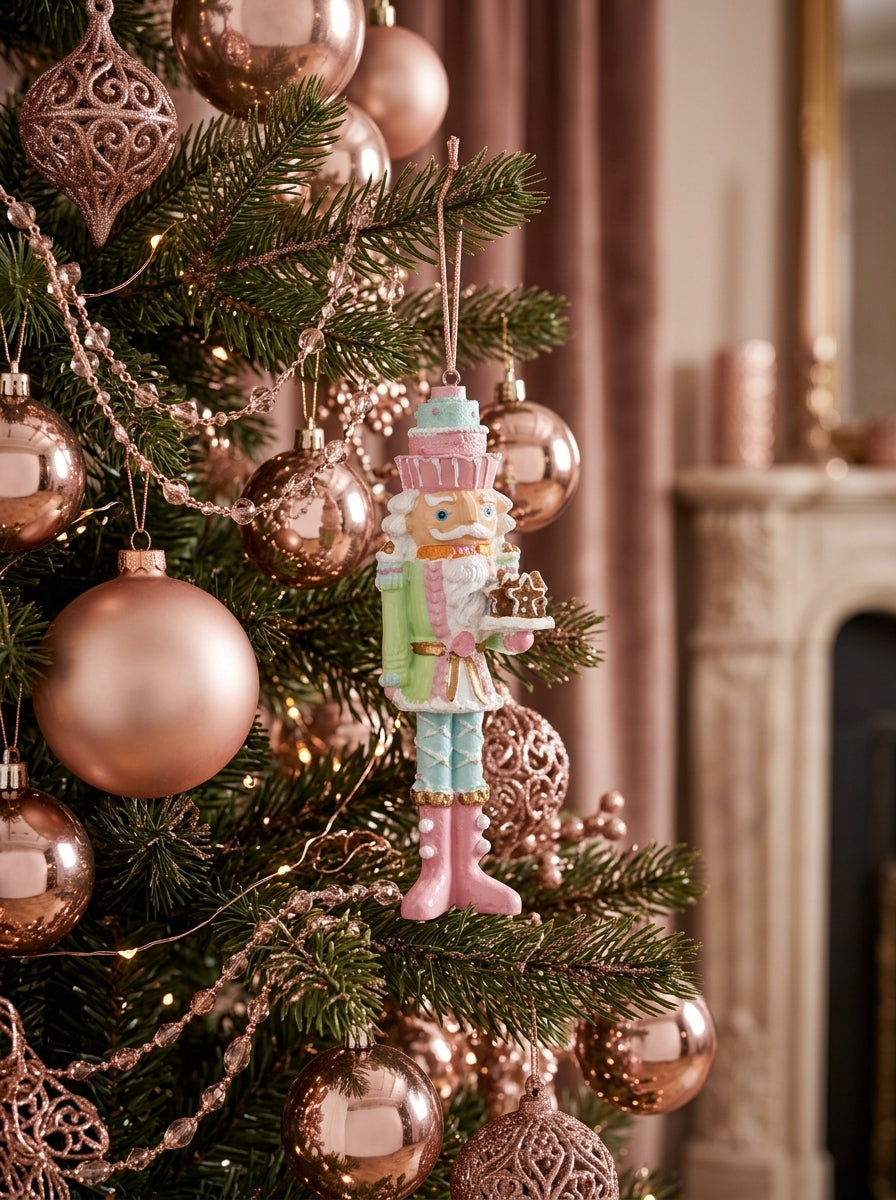 Pastel Nutcracker Yılbaşı Ağaç Süsü