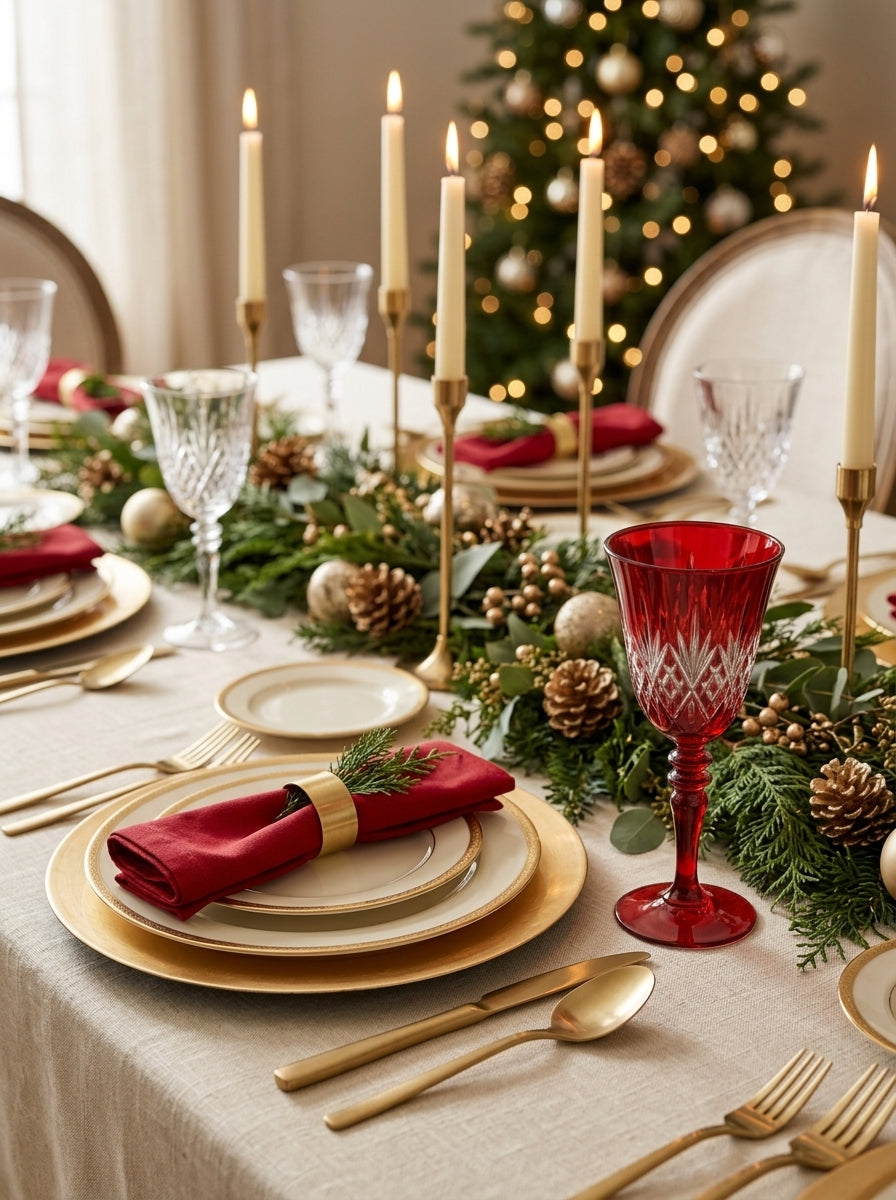 Astor Christmas Ruby Kristal Kadeh
