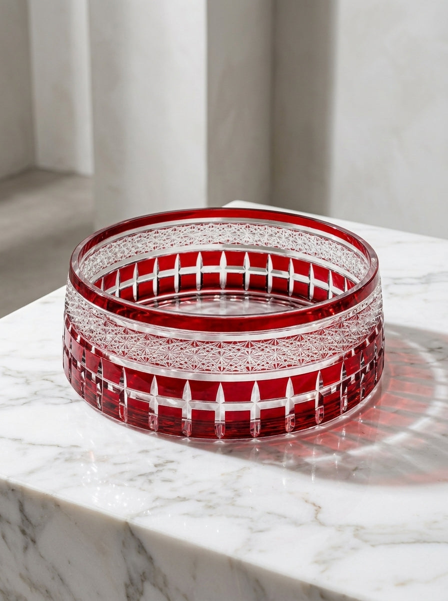 Ruby Étoile Yuvarlak Kristal Sunumluk