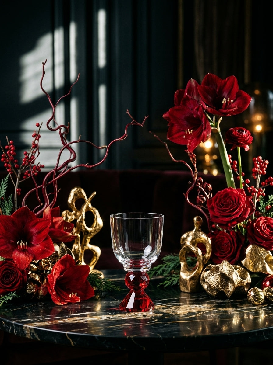 Ruby Ruby Lumi Coupe – New Year's Crystal Glass