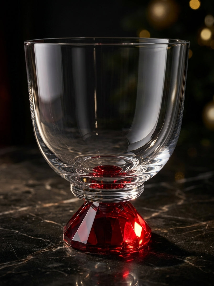 Ruby Lumi Step – New Year Crystal Glass