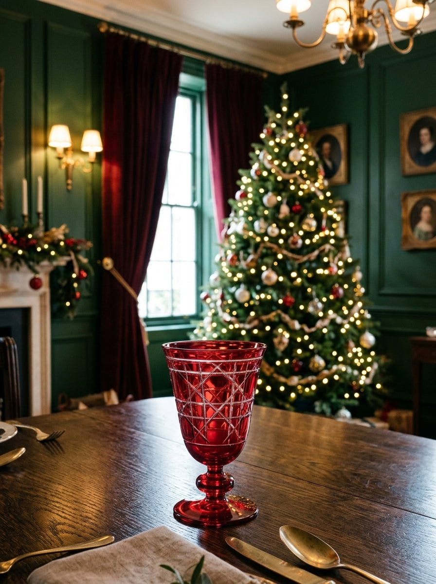 Vetro Christmas Ruby Kristal Kadeh