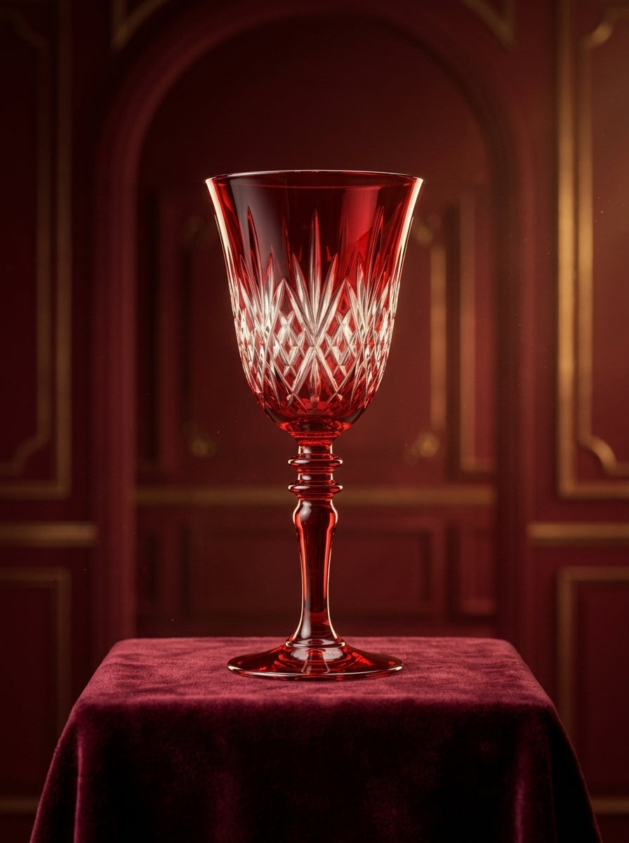 Astor Christmas Ruby Kristal Kadeh