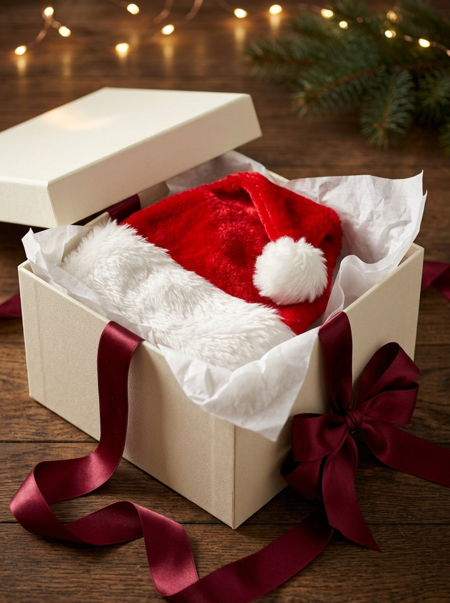 Klasik Noel Baba Yılbaşı Şapkası