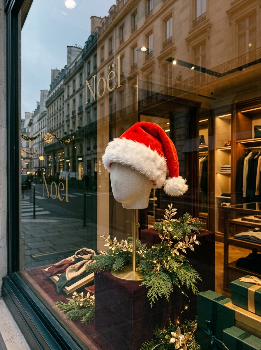 Klasik Noel Baba Yılbaşı Şapkası