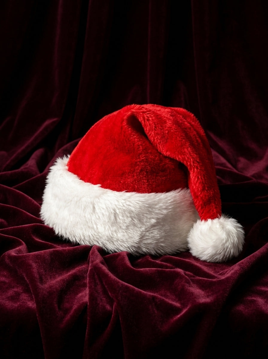 Klasik Noel Baba Yılbaşı Şapkası