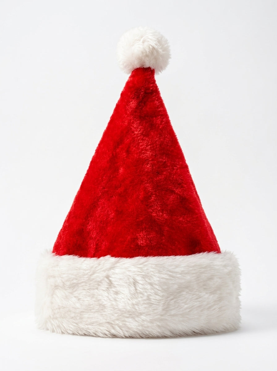 Klasik Noel Baba Yılbaşı Şapkası
