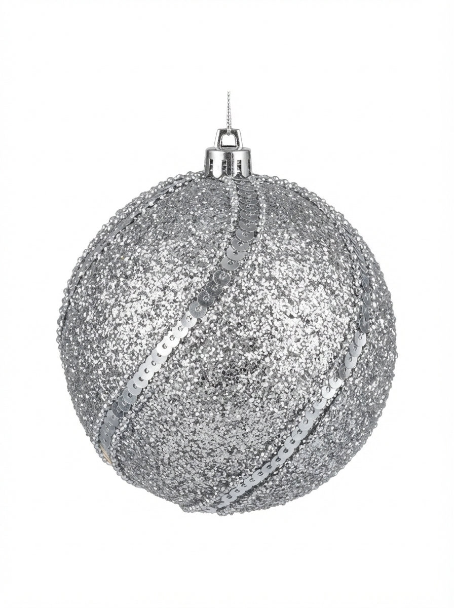 Silver Radiance Yılbaşı Ağaç Süsü - 12 CM
