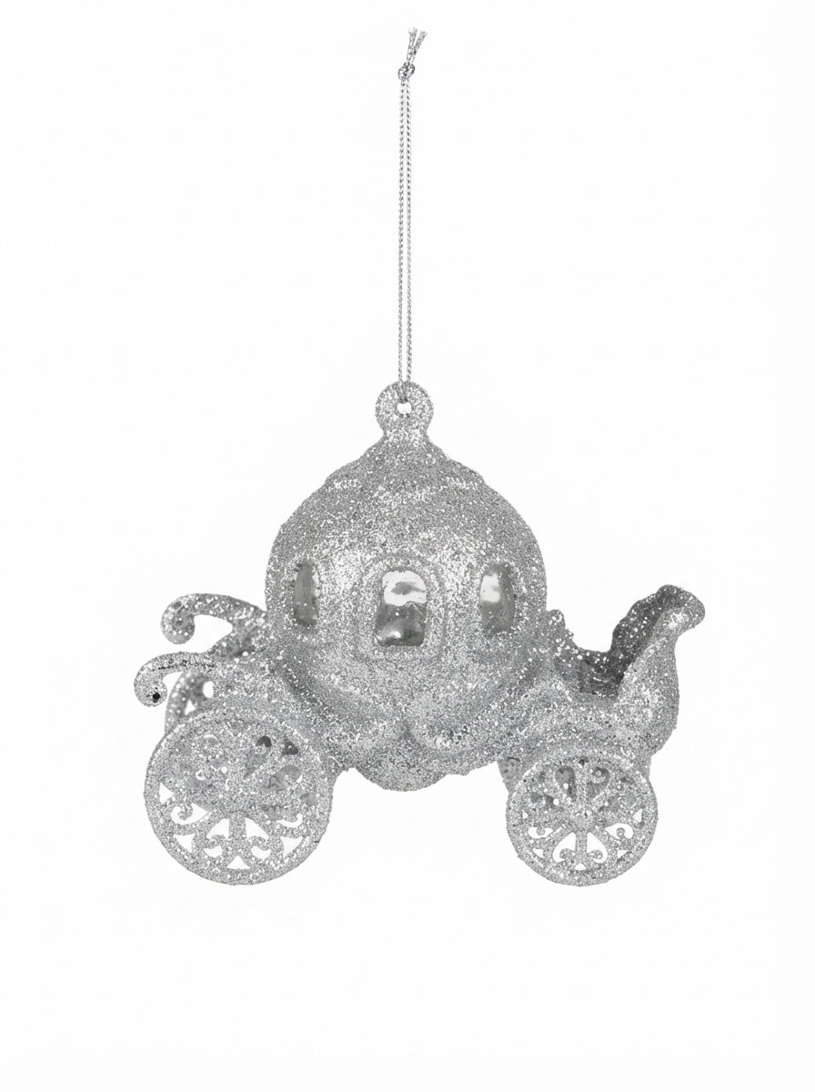 Silver Carriage Yılbaşı Ağaç Süsü 9 × 11 CM