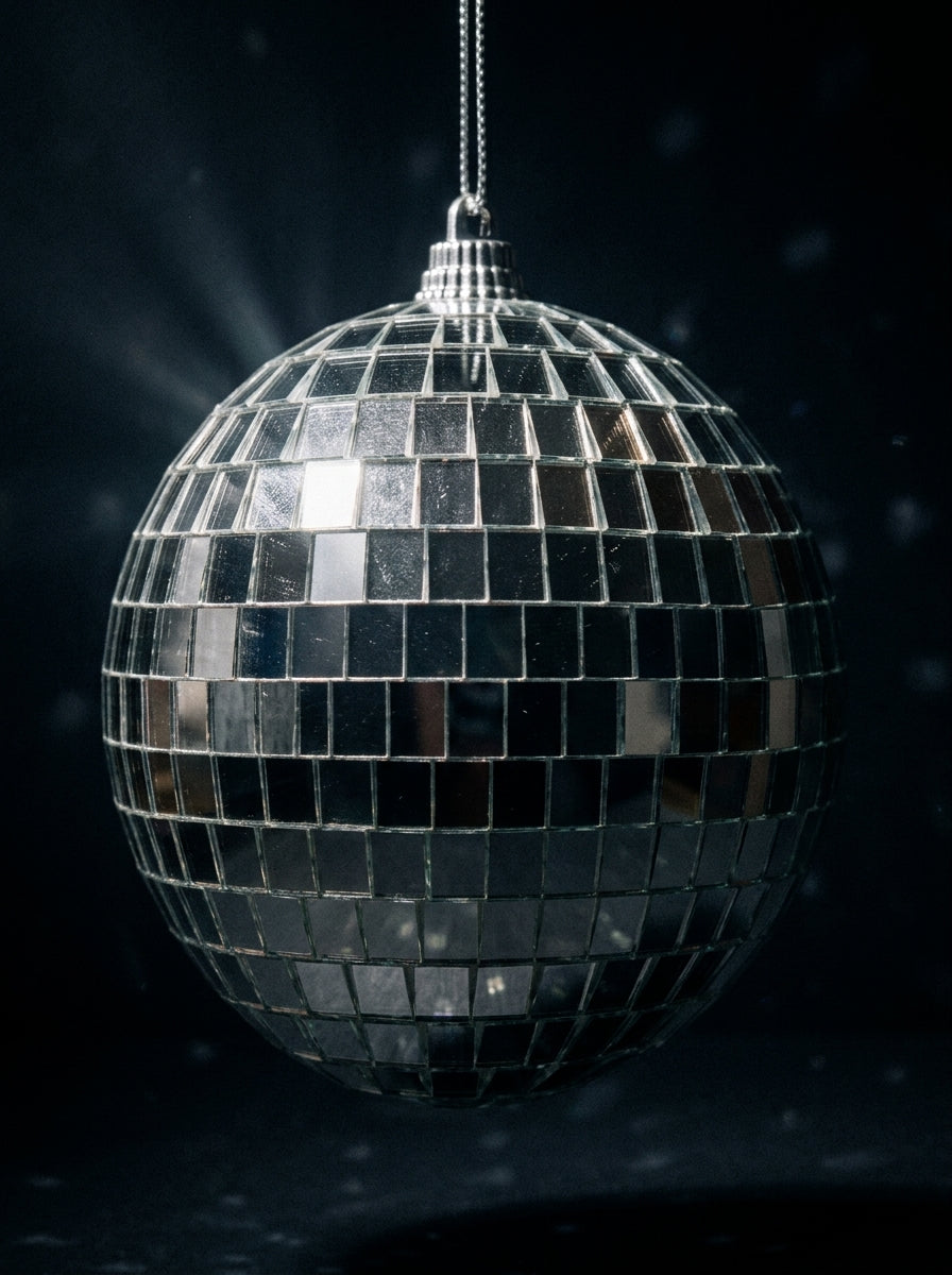 Disco Ball Aynalı Yılbaşı Ağaç Süsü - 15 CM ÇAP