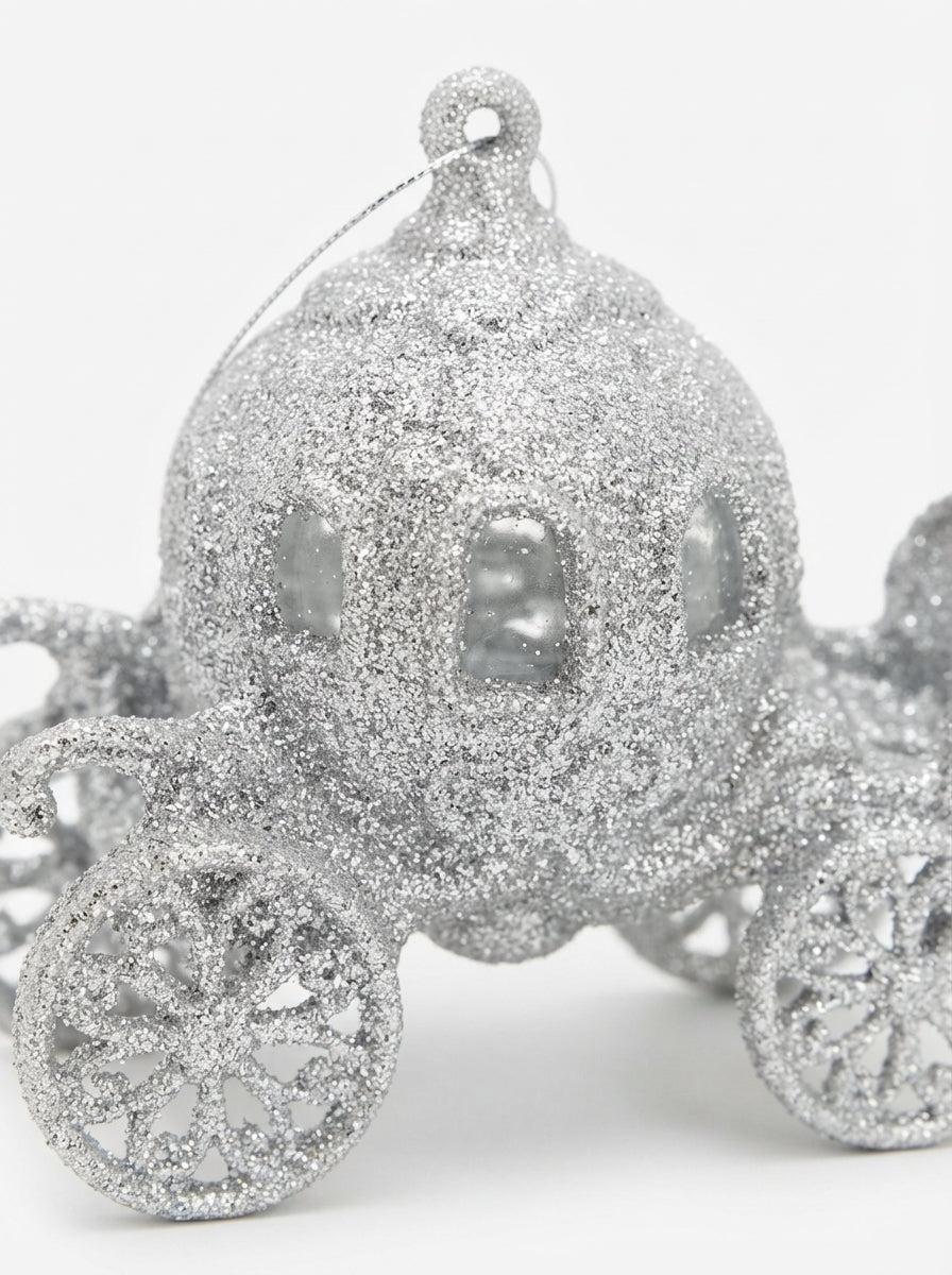Silver Carriage Yılbaşı Ağaç Süsü 9 × 11 CM