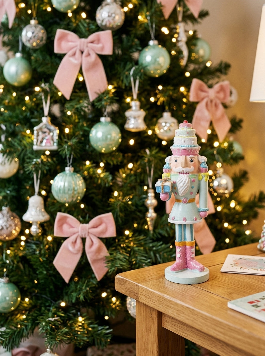 Pastel Christmas Asker Figürü - 18 CM