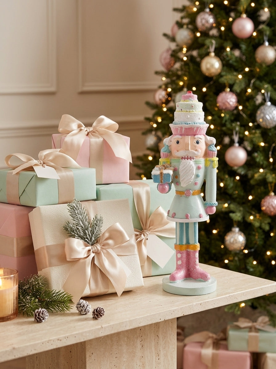 Pastel Christmas Asker Figürü - 18 CM