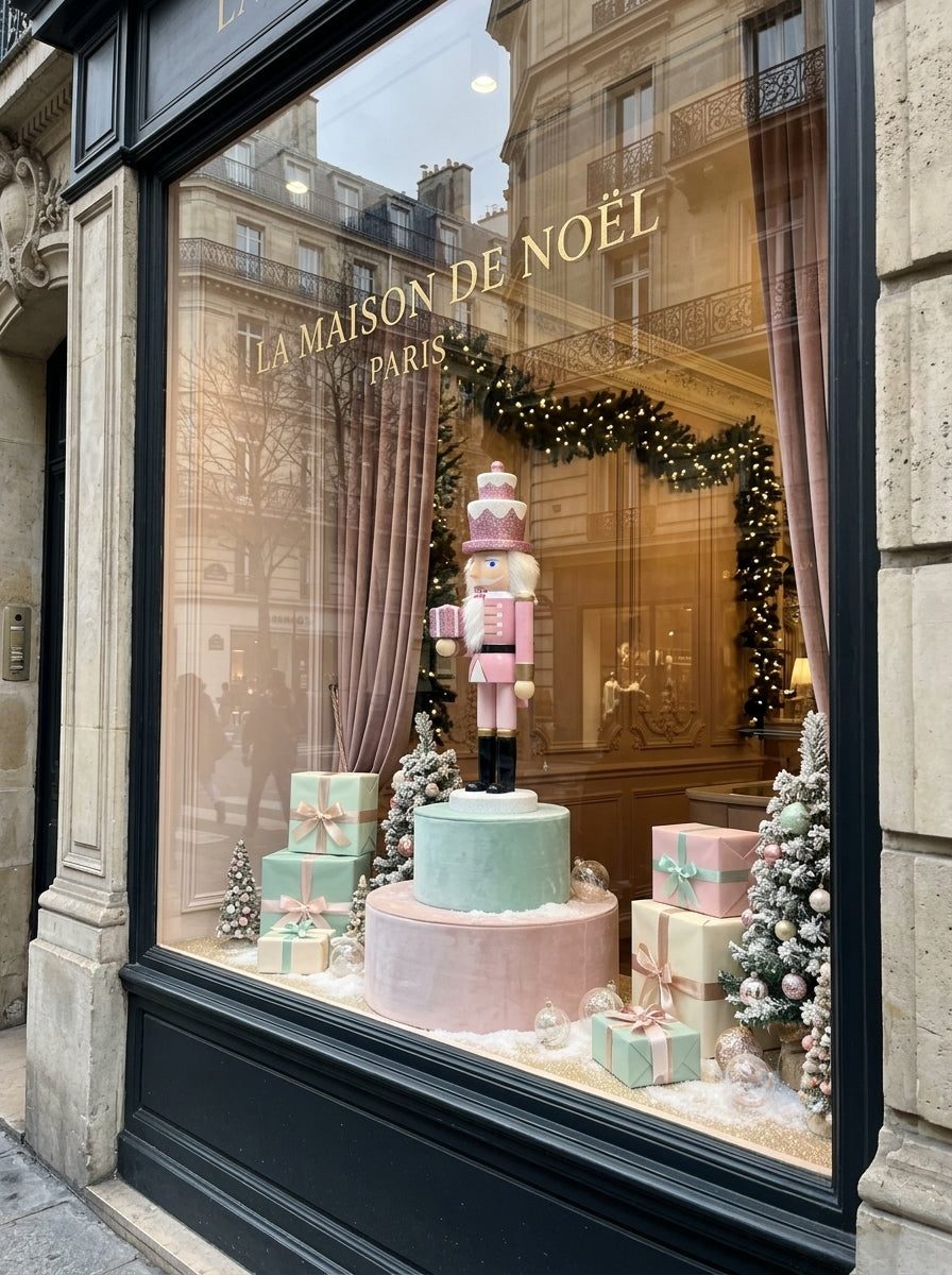 Pembe Mint Dekoratif Christmas Askeri