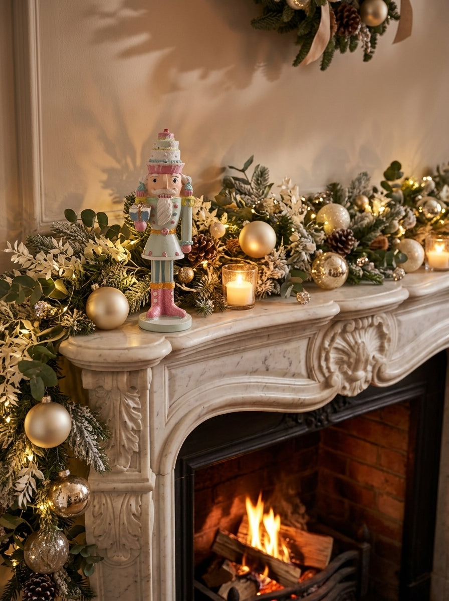 Pastel Christmas Asker Figürü - 18 CM