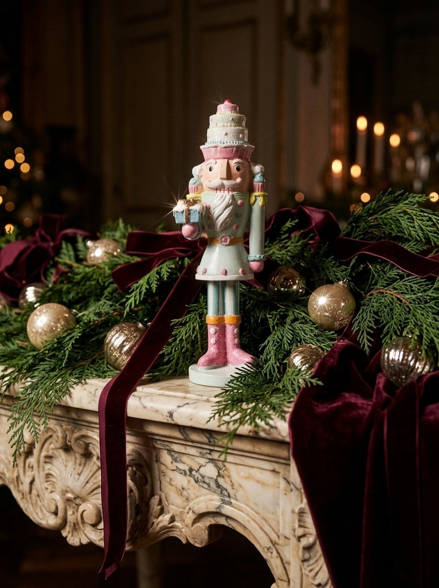 Pastel Christmas Asker Figürü - 18 CM