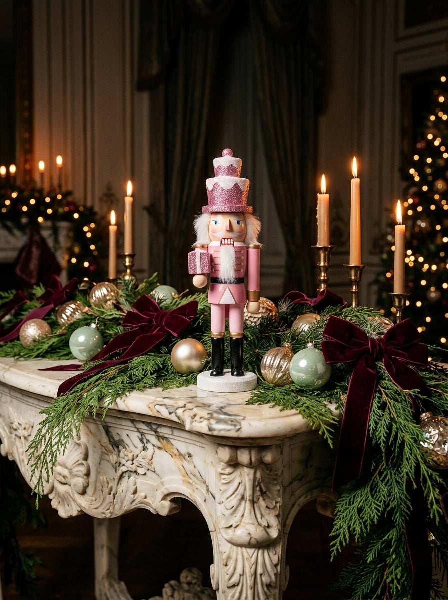 Pembe Mint Dekoratif Christmas Askeri