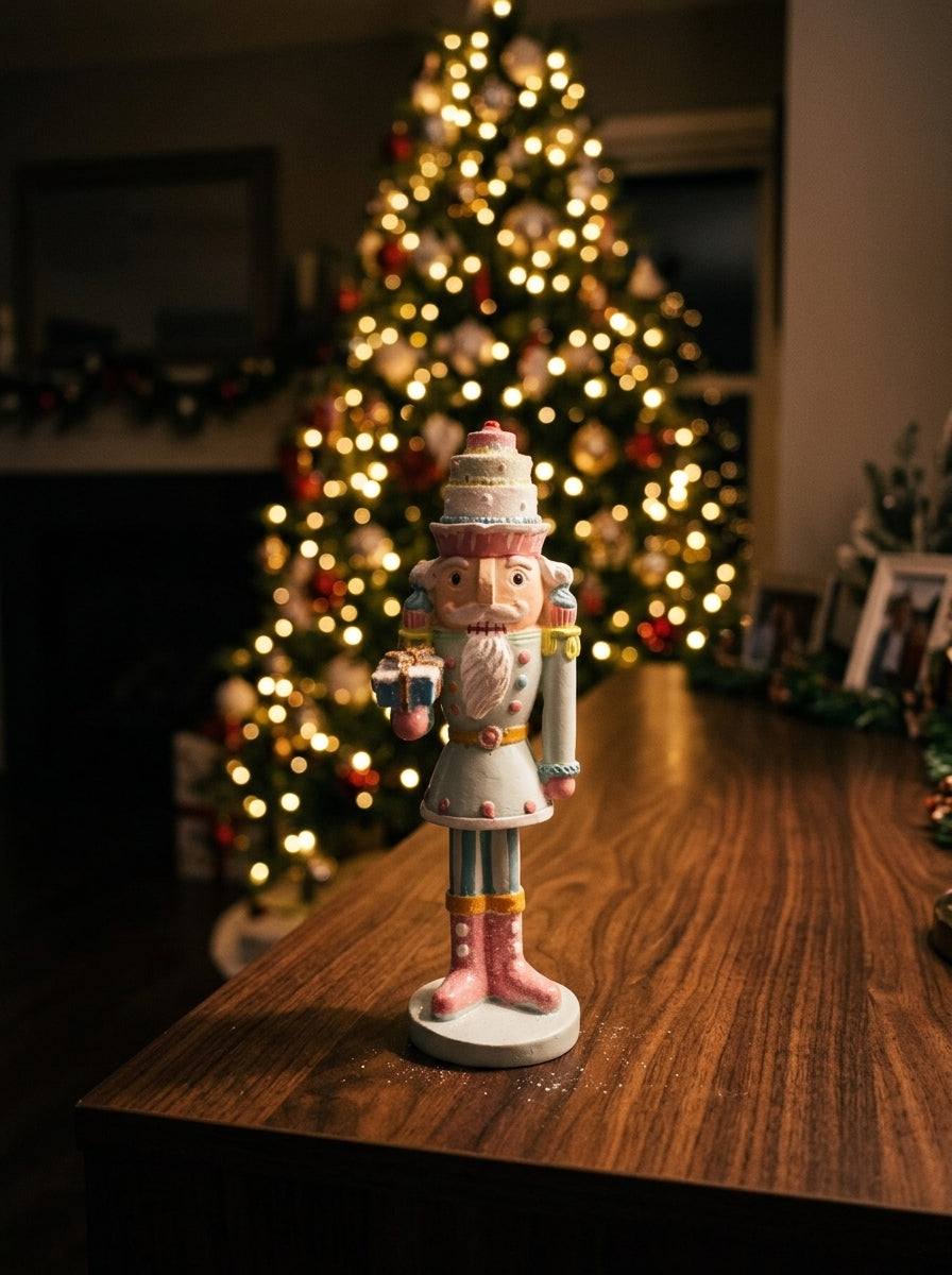 Pastel Christmas Asker Figürü - 18 CM