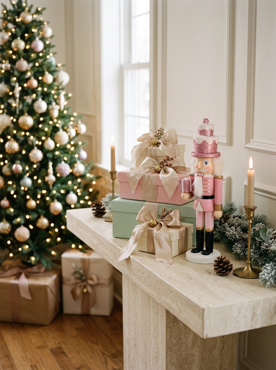 Pembe Mint Dekoratif Christmas Askeri