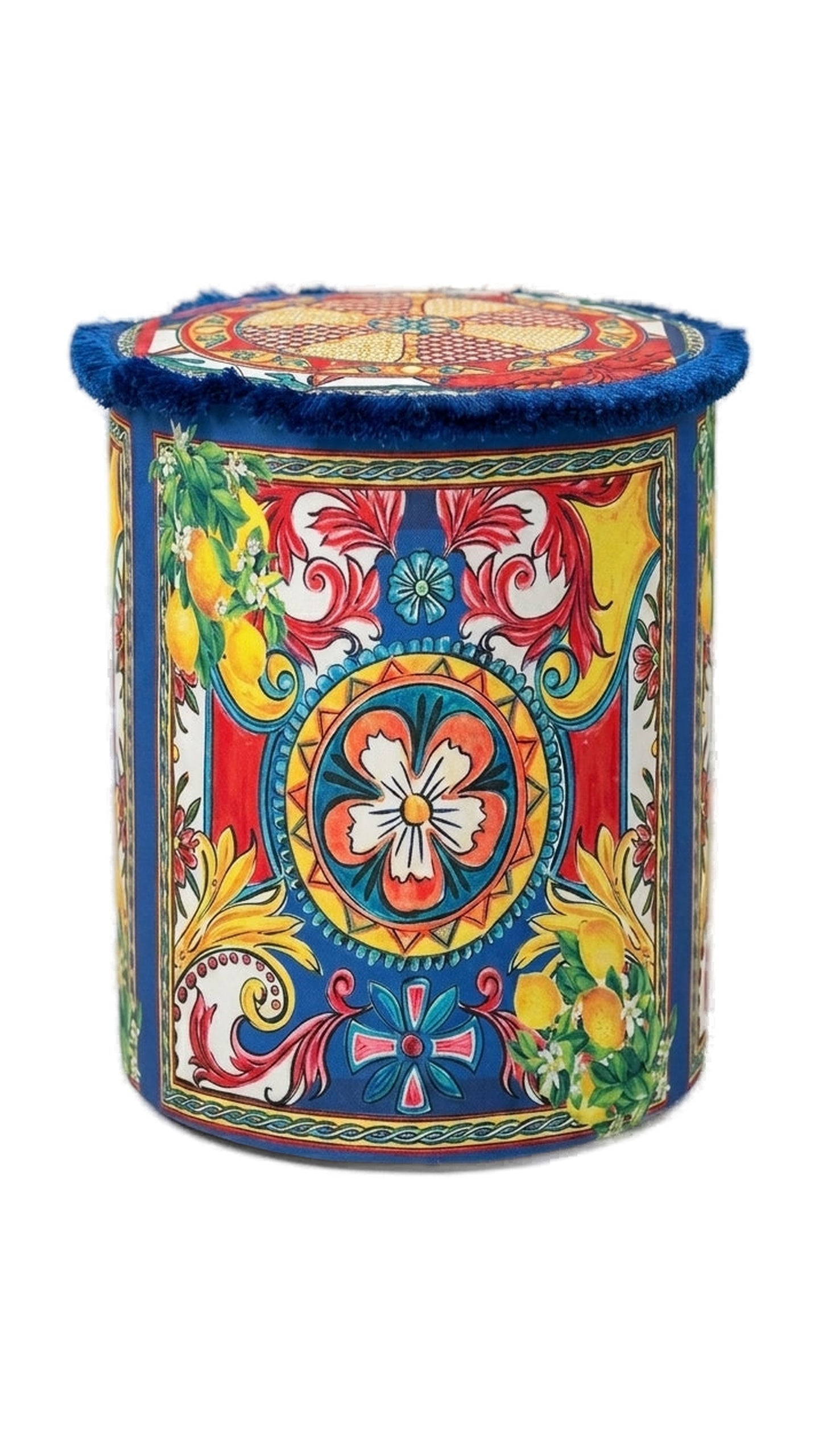 Solea Clover Azure Ottoman