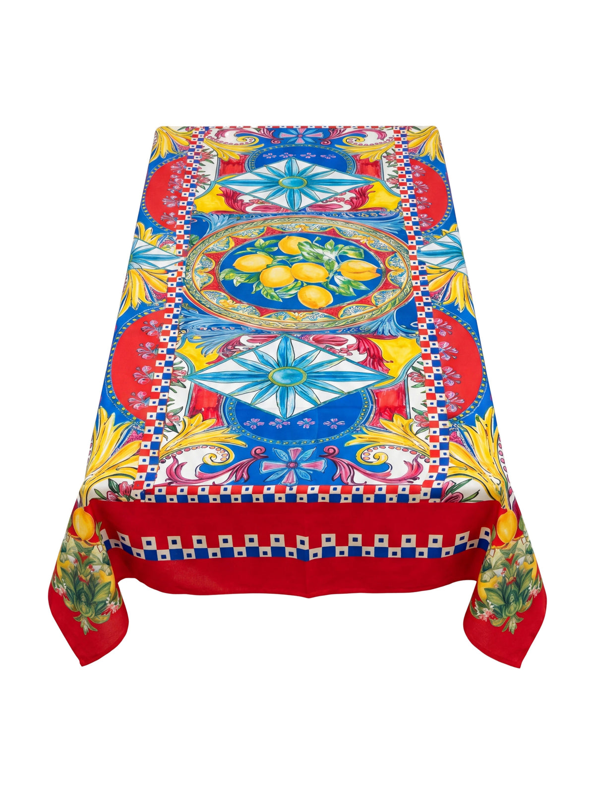 Solea Red Tablecloth