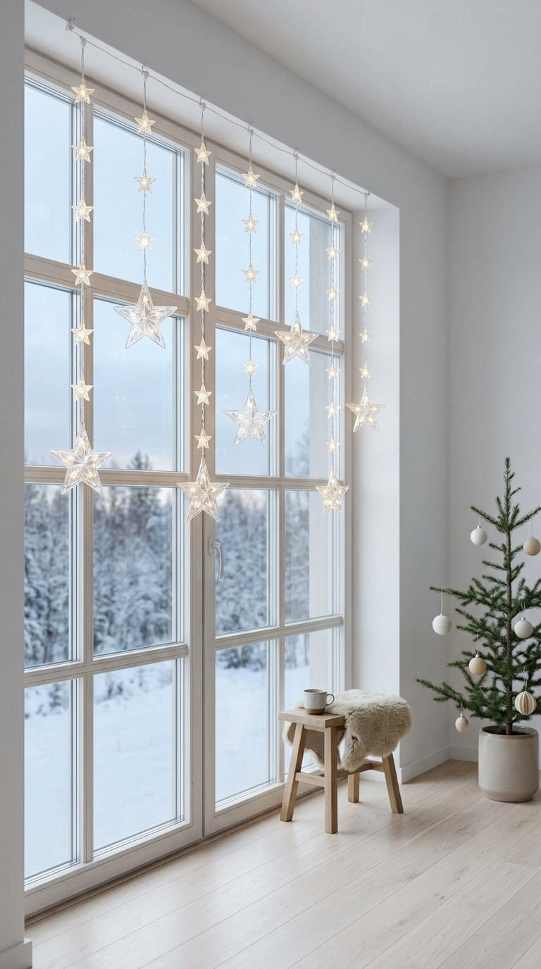 Starlight 120 LED Yıldızlı Perde Yılbaşı Işığı