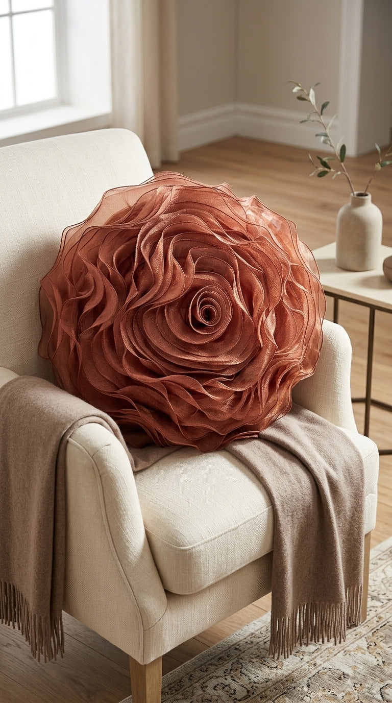 Rose Terracotta Yastık