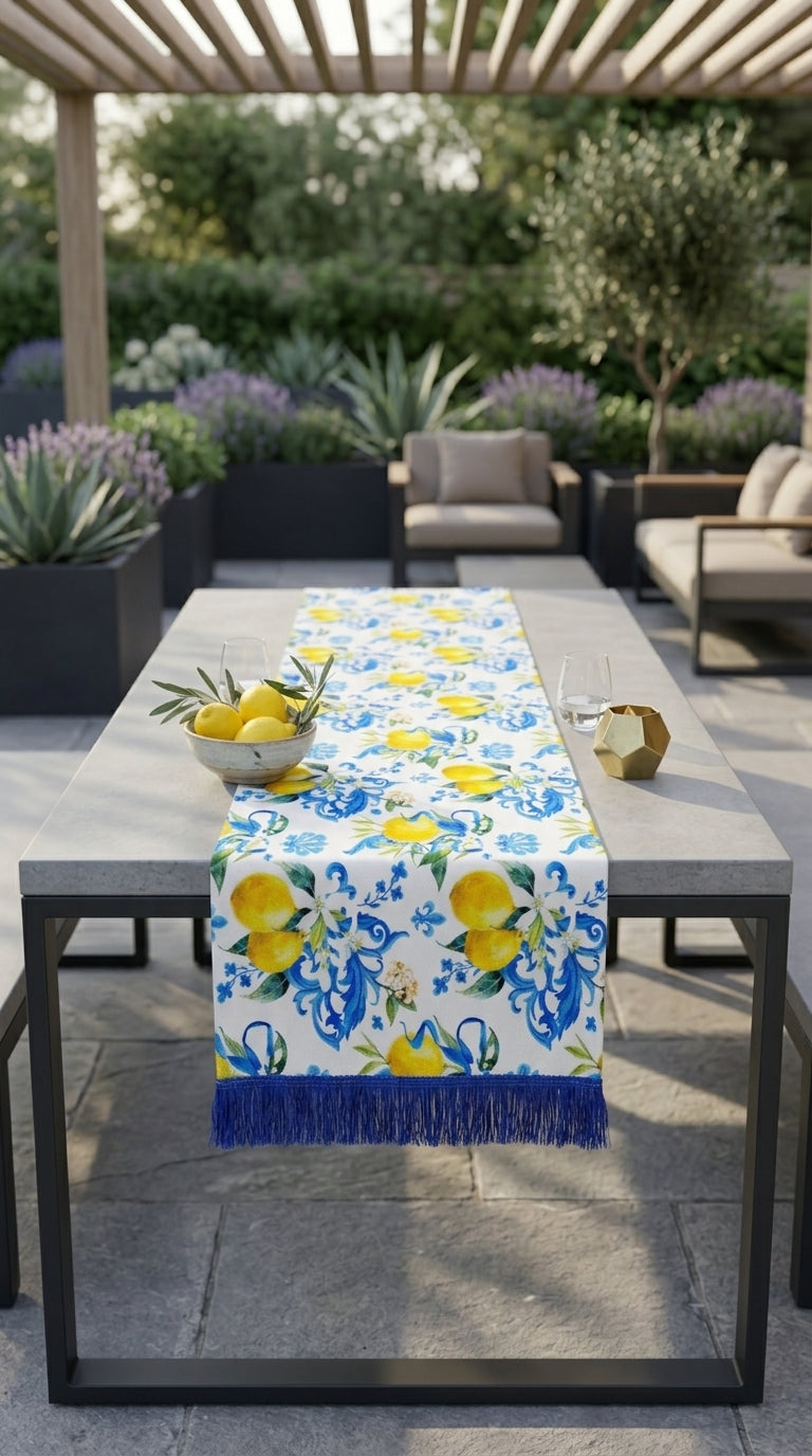 Limoncella Azure Tassel Runner