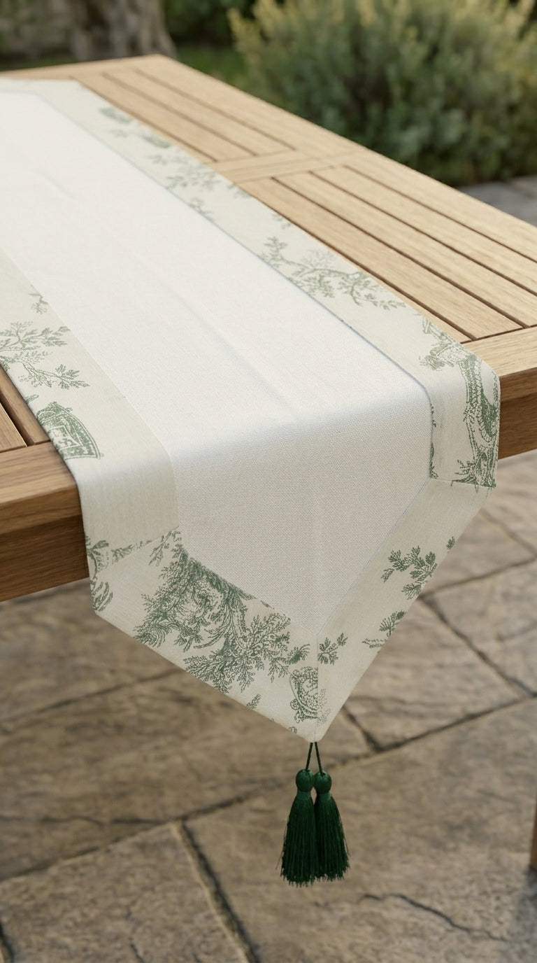 Toilea Verde Panel Runner