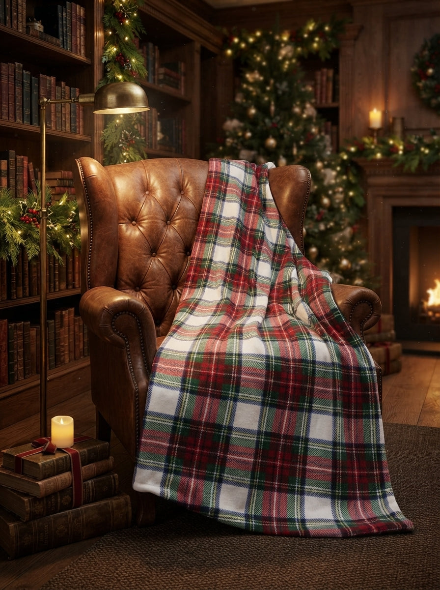 Winter Plaid Kürk Dokulu Battaniye 130 x 160 cm