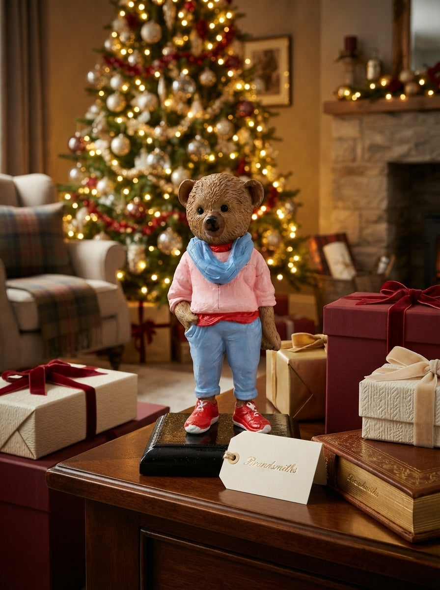 City Street Teddy Dekoratif Obje