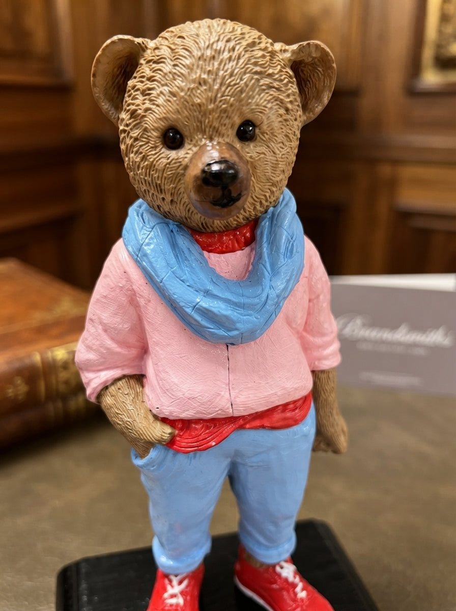 City Street Teddy Dekoratif Obje